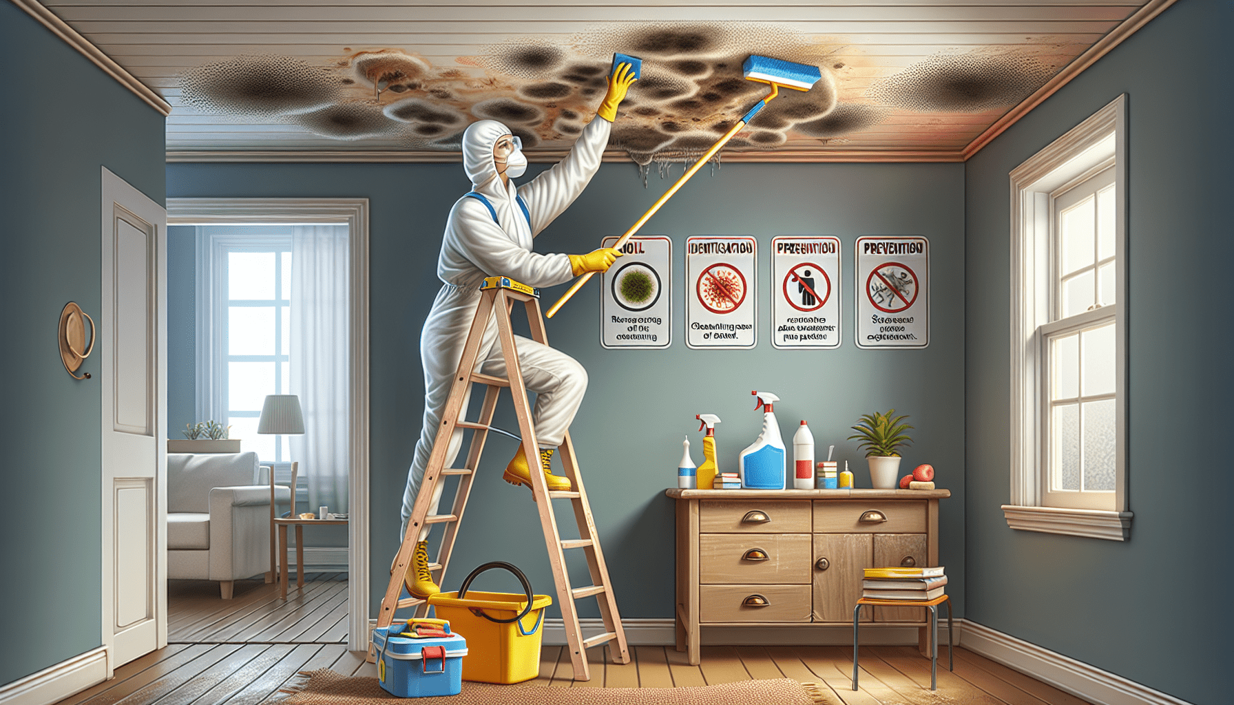 How to Get Rid of Mold on Your Ceiling